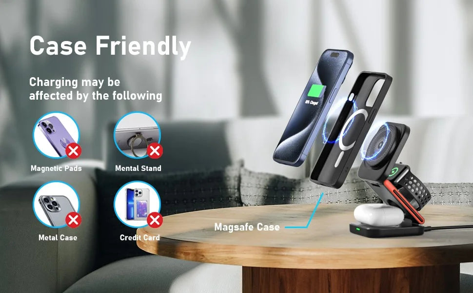 Opvouwbare reislader MagSafe