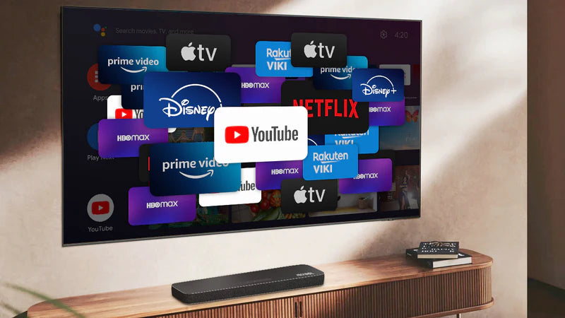 MECOOL KS3 UHD OTT Soundbar – 4K Streaming &amp; Dolby Atmos All-in-One